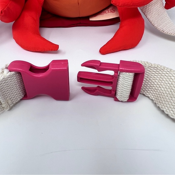 Zara Disney The Little Mermaid Plush Sebastian Parachute Shoulder Fanny Pack Bag - Picture 7 of 16